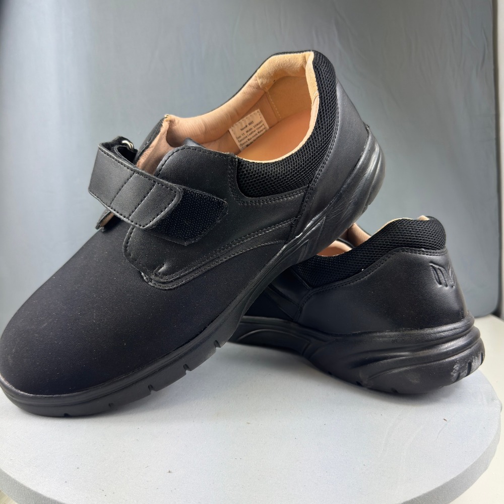 Apis Mt Emey 9602 Mens Size 13 XXW 6E Black Leather Comfort Diabetic Shoes